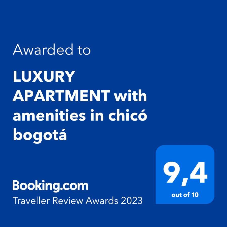 Luxury Apartment With Amenities In Chico Bogotá Zewnętrze zdjęcie